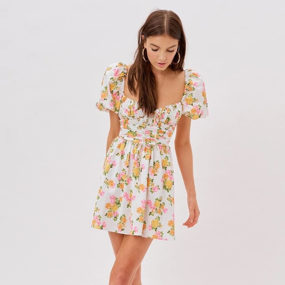 For Love and Lemons Emma Mini Dress